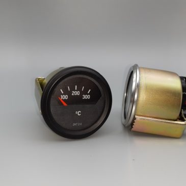 Zylinderkopf Temperaturanzeige analog matt schwarz – nur Anzeige