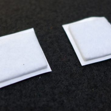 2 Stück Filzunterlagen für Türöffnerstange